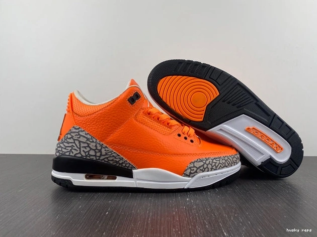 Cheap Husky 3 Orange Retro Jordan CT8532- 3833 Practical 1028